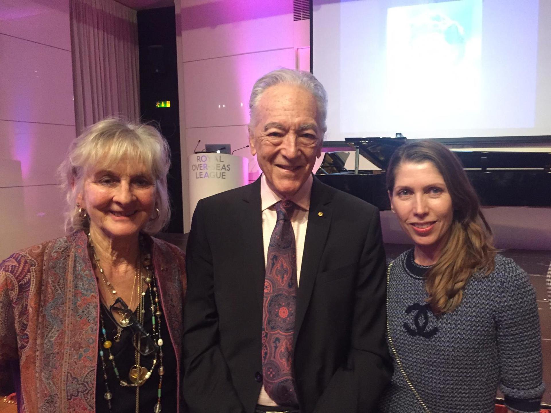 Isla Baring, Richard Bonynge, Leanne Benjamin Isla Baring, Richard Bonynge, Leanne Benjamin