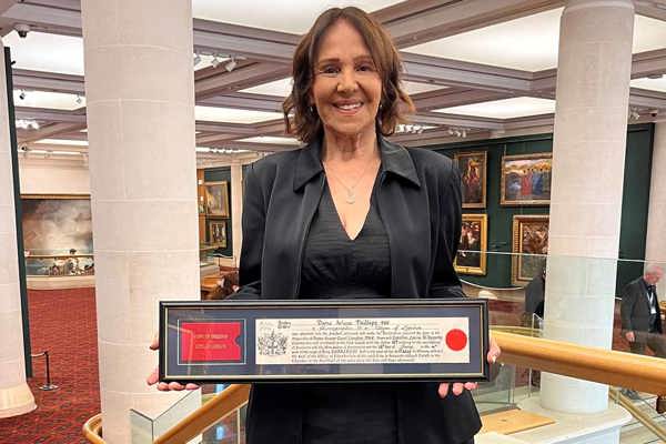 Dame Arlene Phillips receives the Freedom of the City of London