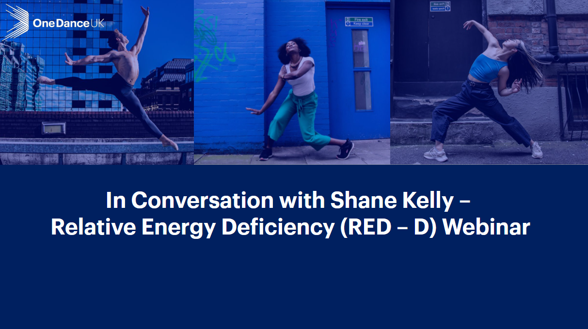 One Dance UK in conversation with Shane Kelly