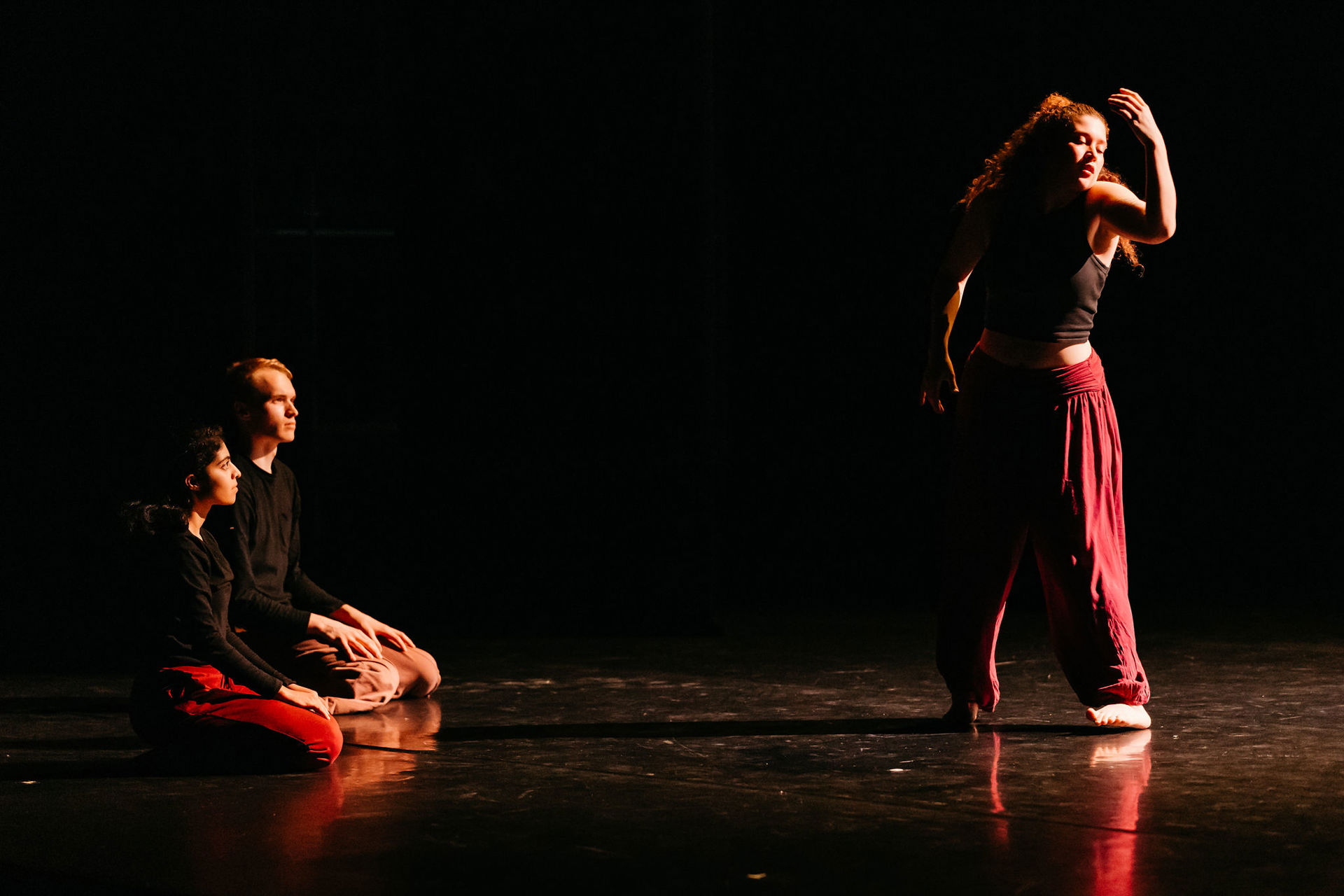 Trinity Laban dancers and musicians performing at CoLab Festival 2024.