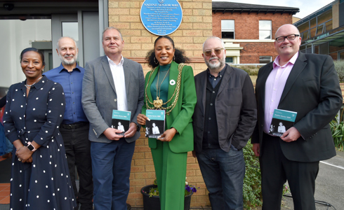 Leeds Civic Trust Honours NSCD Founding Principal Nadine Senior MBE with Blue Plaque