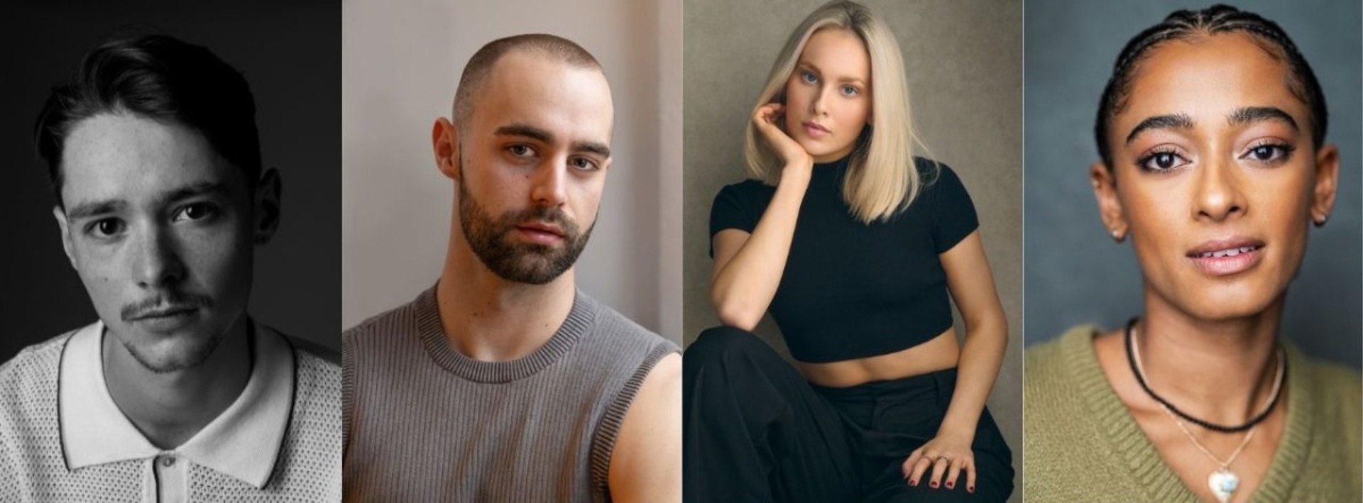 (L-R: Paris Fitzpatrick, Dan Baines, Serena McCall, Taela Yeomans-Brown) Photos credit Johan Persson (L-R: Paris Fitzpatrick, Dan Baines, Serena McCall, Taela Yeomans-Brown) Photos credit Johan Persson