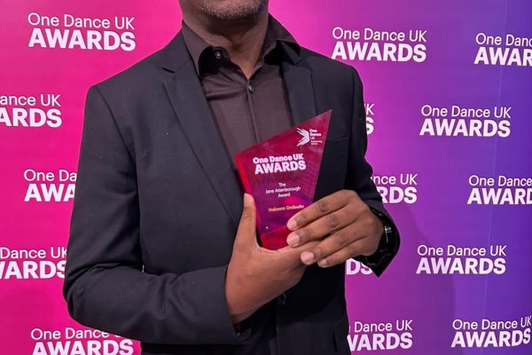 Hakeem Onibudo wins prestigious award for lifetime contribution to dance