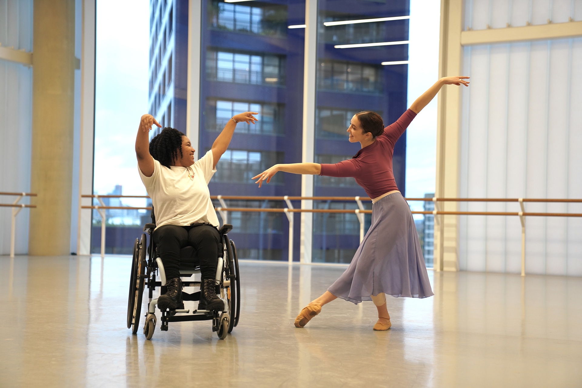 Denecia Allen from icandance (L) and Alice Bellini (R) who will perform together at the Empower in Motion gala from Children Today (c) Isabella Turolla Denecia Allen from icandance (L) and Alice Bellini (R) who will perform together at the Empower in Motion gala from Children Today (c) Isabella Turolla