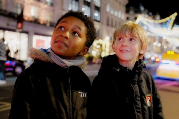 Two young dancers chosen to play The Boy in The Snowman at the Peacock Theatre, Sadler’s Wells’ home in the West End